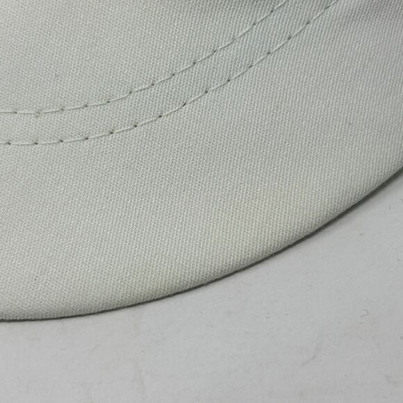 Vintage Ping Karsten Golf Visor Hat Cap Golfing Golfer USA Made Strapback White - Picture 10 of 15